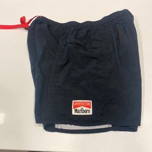Black Marlboro Adventure Team Shorts